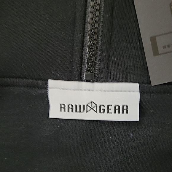 NWT RAWGEAR Pullover Jacket With 1/4 Zip Size Small Model #RG518 Color Black - Picture 4 of 9